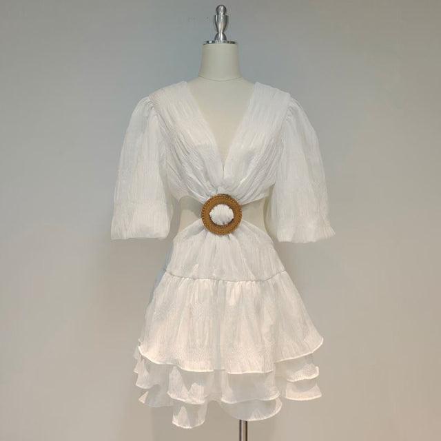 Half Sleeve Dress - Arryna Clothing