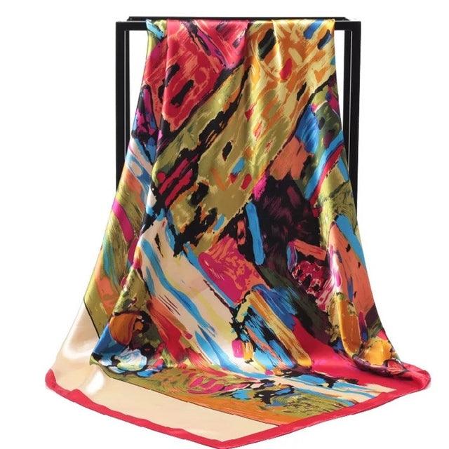 Women's Silk Scarf - Arryna Clothing