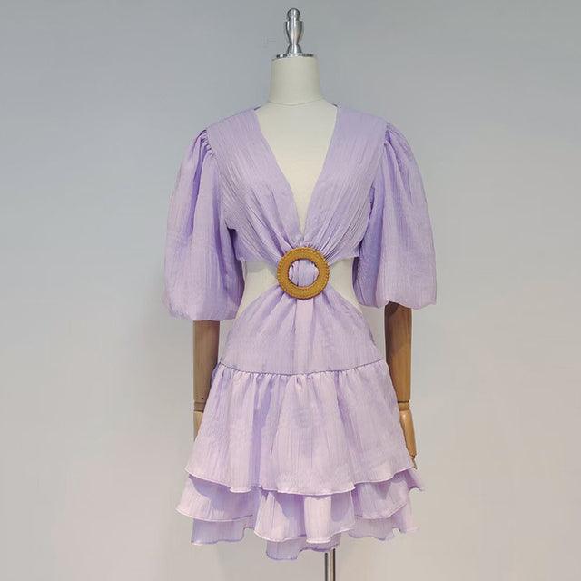 Half Sleeve Dress - Arryna Clothing