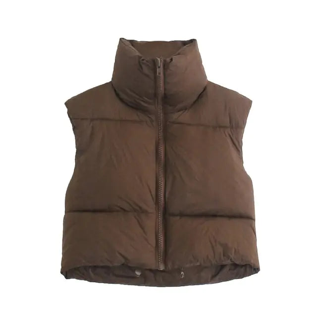 Quilted Vest Winter Coat Jacket - Arryna Clothing
