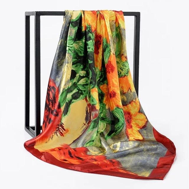 Women's Silk Scarf - Arryna Clothing