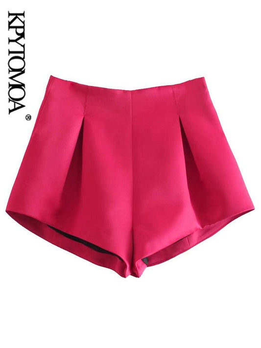 Vintage High-Waist Shorts - Arryna Clothing