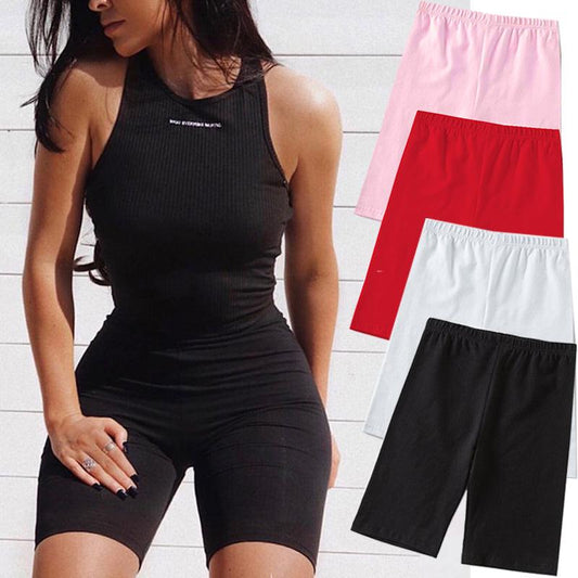 4 Color Athleisure Cycling Shorts - Arryna Clothing